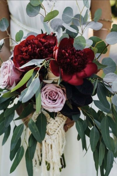 Bridal bouquet dripping with beauty - OBX Wedding flowers